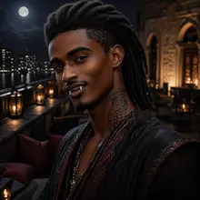Agent Zahir in naga half-form, Santa Monica pier — submitted voluntarily
